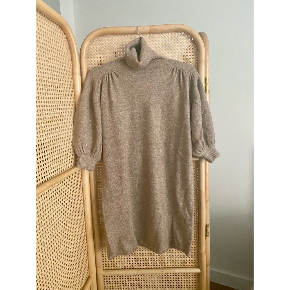 Zara Brown/Beige Sweater Dress - Size S